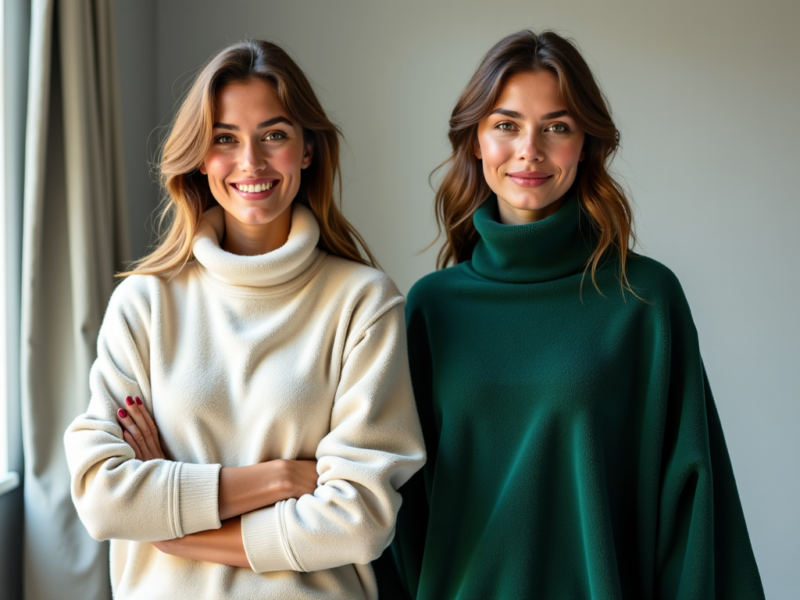 Prix des ponchos : du modèle éponge au poncho polaire à col roulé